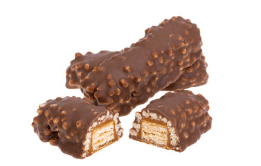 chocolate bar isolated