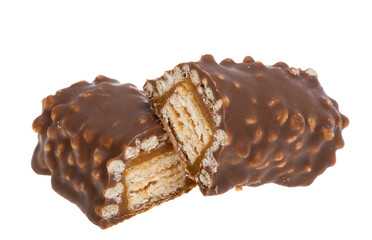 chocolate bar isolated