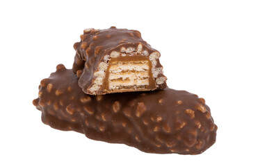 chocolate bar isolated