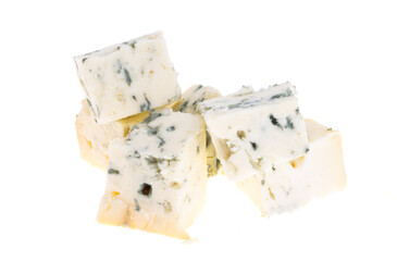 blue cheese isolated