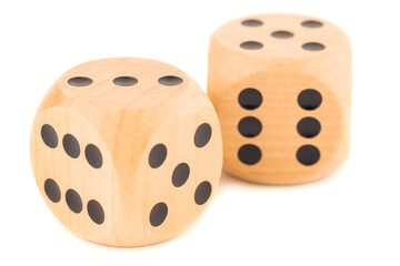 Wooden dices