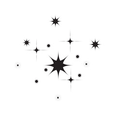 Star icon. Twinkling stars. Sparkles, shining burst. vector illustration