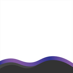 Black and Purple Business Footer 
