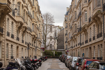 Naklejka na ściany i meble beautiful views from the streets of paris