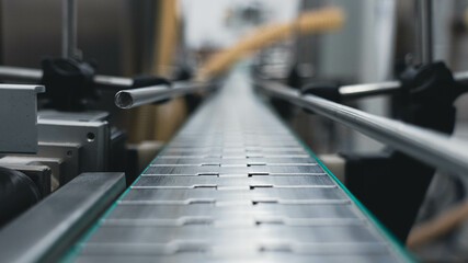 Fototapeta na wymiar Vitamin production factory stainless steel machines 