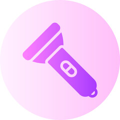 flashlight gradient icon