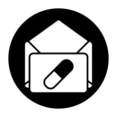 medicine cyrcular glyph icon