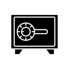 safe box glyph icon