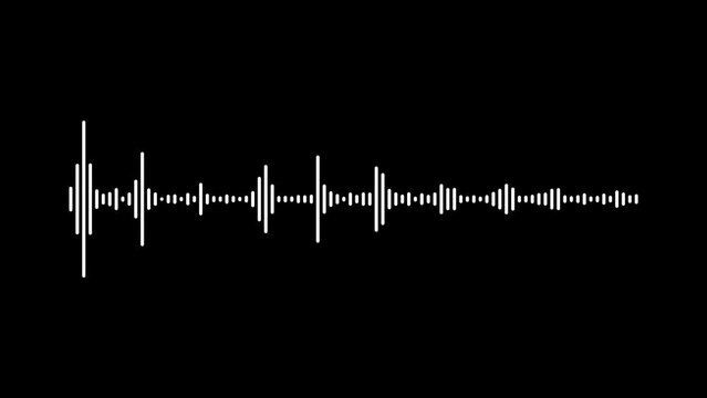 Animated sound wave spectrum