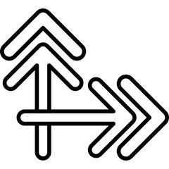 Obraz premium Intersect Icon