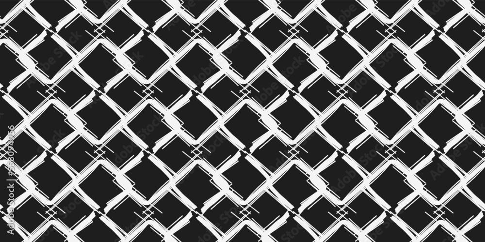 Poster crosses drawn with a white felt-tip pen. vector seamless print for various surfaces. stylish print f