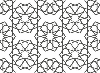 Seamless islamic pattern. Background vector illustration. Seamless girih pattern. Traditional Islamic Design. Mosque decoration element. Seamless geometric pattern. Vector decorative ornamental patter
