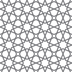 Fototapeta premium Seamless islamic pattern. Background vector illustration. Seamless girih pattern. Traditional Islamic Design. Mosque decoration element. Seamless geometric pattern. Vector decorative ornamental patter