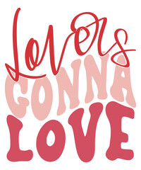 Retro Valentine's Day SVG Design