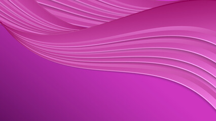 Modern pink magenta gradient background with waves for business presentation background. Geometric pink magenta geometric shapes wallpaper for poster, certificate, presentation, landing page