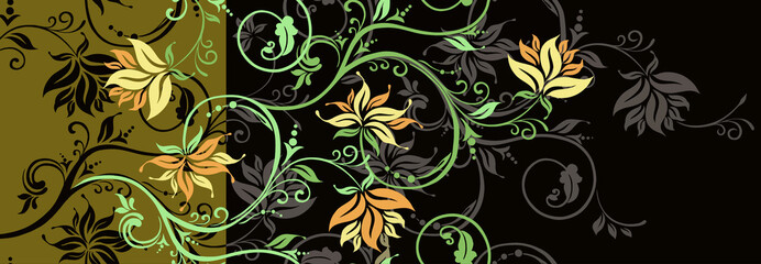 Digital And Textile Design Pattern