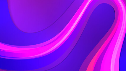 Colorful template banner with dark blueish purple gradient color. Design with liquid shape. Colorful geometric background, vector illustration.