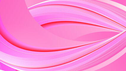 Abstract 3d pink and white wave background