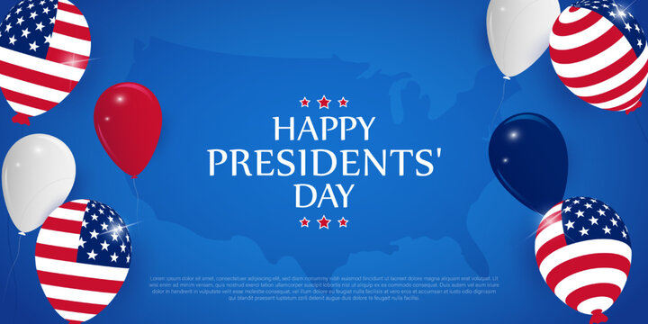 vector illustration for happy  president day