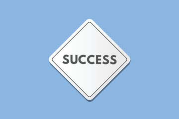 success text Button. success Sign Icon Label Sticker Web Buttons