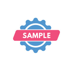 sample text Button. sample Sign Icon Label Sticker Web Buttons