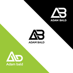 AB letter design. creative monogram logo vector