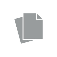 Paper Sheet Document Icon Vector Template