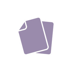 Paper Sheet Document Icon Vector Template