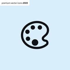 Color palette vector icon. Premium quality.