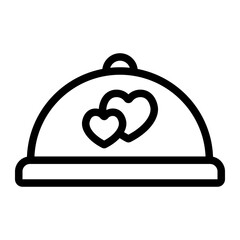 dinner line icon