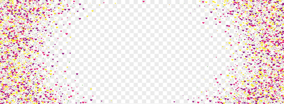 Rainbow Element Background Transparent Vector. Dot Festive Illustration. Multicolored New. Bright Geometric Paper. Confetti Celebration Texture.
