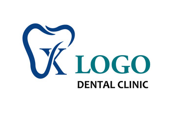 Initial Letter X with Tooth Line Art Icon for Dental Health Care and Dental Clinic, Dentistry Business Logo Idea Template