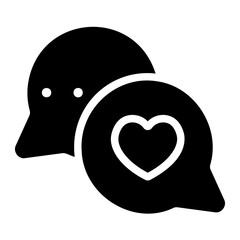 message glyph icon
