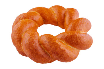 Sweet bagel isolated over white background