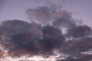 sunset sky with clouds abstract 