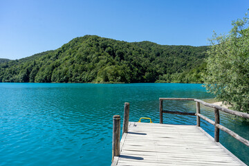 Plitvice National Park, where the beautiful natural environment is well preserved