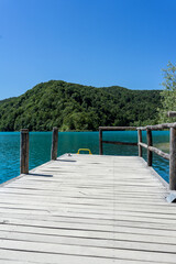 Naklejka premium Plitvice National Park, where the beautiful natural environment is well preserved