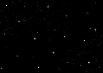 galaxy in a free space. 3D rendering