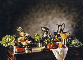 composizione vasi peltro