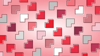 Theme seamless color hearts pattern to Valentine's Day and Mother's Day