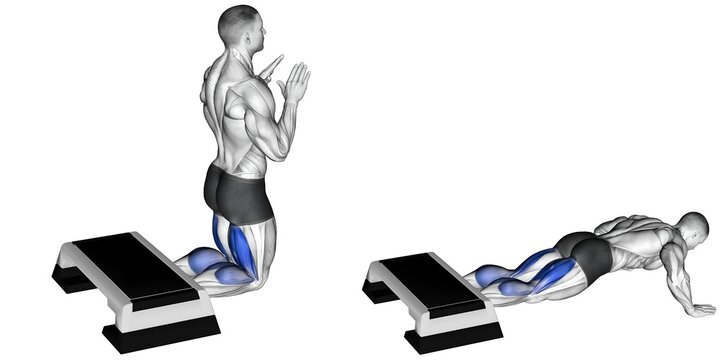 Illustration Of An Exercise Nordic Hamstring Curl . 