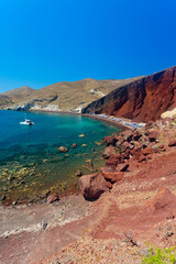 Red Beach auf der Insel Santorini, Griechenland