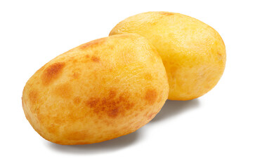Whole baked fried potatoes isolated png