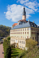Obraz premium Schloss Weesenstein bei Dresden, Deutschland