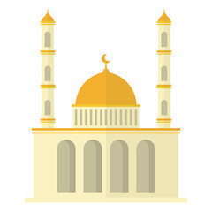Mosque Building Illustration Landscape
