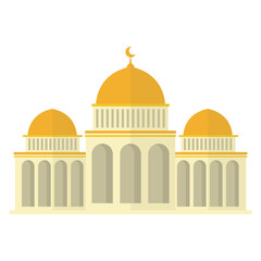 Mosque Building Illustration Landscape