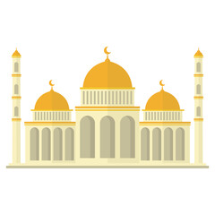 Mosque Building Illustration Landscape