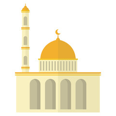 Mosque Building Illustration Landscape