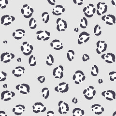 Cheetah spots. Seamless vector pattern with animal skin print theme
