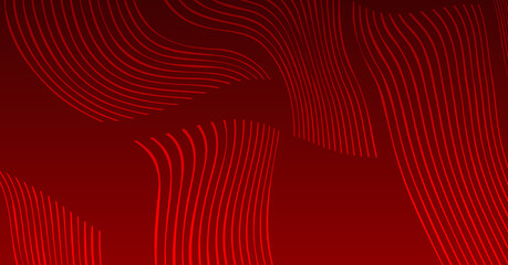 Abstract Minimal red geometric background. Dynamic shapes composition. Vector illustration